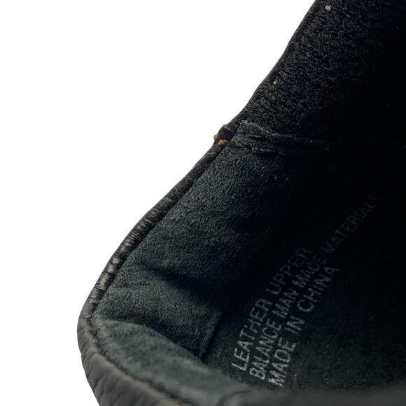 Born BOC Peggy Clogs Size 8 Pebbled Leather Slip On Casual Comfort Black Womens - Picture 10 of 11